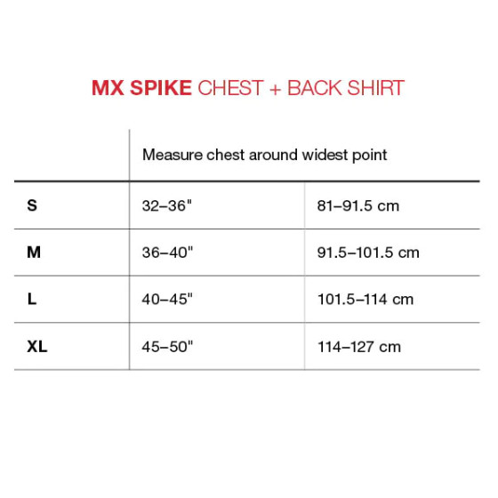 Chráničová vesta - G-FORM MX Spike Chest Back Shirt 2024 - Black