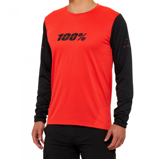 Dres - 100% Ridecamp Ls - Red / Black