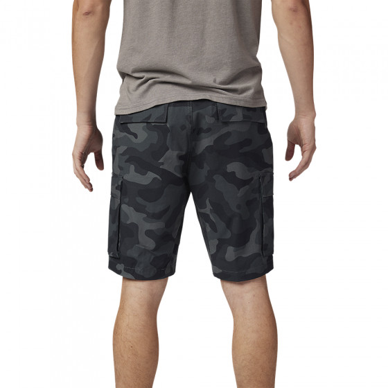 Kraťasy - FOX Slambozo Camo Short 3.0 2024 - Black Camo