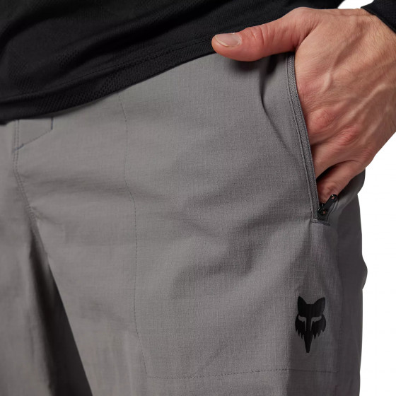 Kraťasy - FOX Ranger Short s cyklovložkou 2024 - Pewter