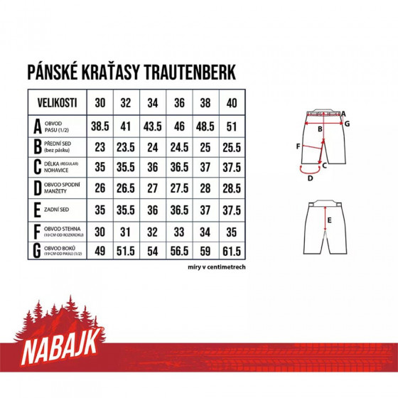Kraťasy - NABAJK Trautenberk 2024 - Khaki