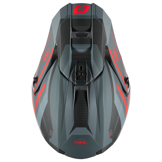 O´Neal přilba 5SRS SPIKE šedá/červená XS (53/54 cm)