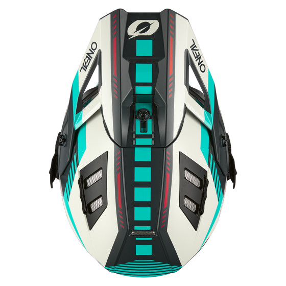 O´Neal přilba EX-SRS QUIN šedá/modrá XS (53/54 cm)