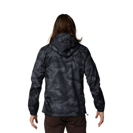 Bunda - FOX Head Camo Windbreaker 2025 - Black Camo