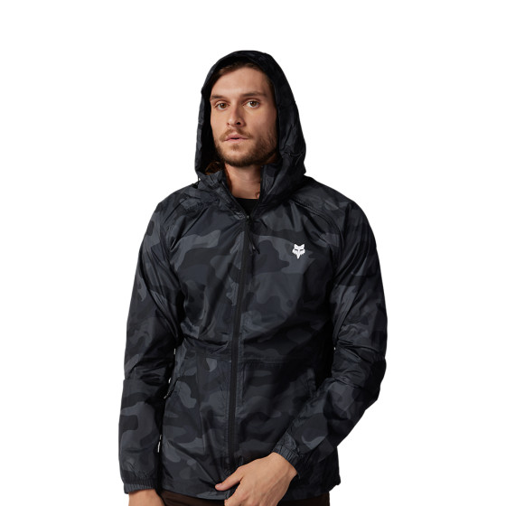Bunda - FOX Head Camo Windbreaker 2025 - Black Camo