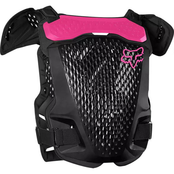 Dětský krunýř - FOX R3 2025 - Black / Pink
