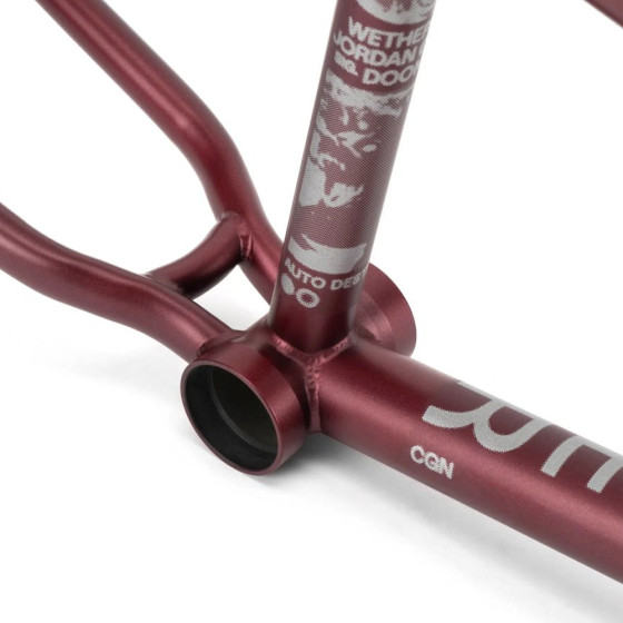 Rám BMX - WETHEPEOPLE Doomsayer 2024 - Matt Royal Red