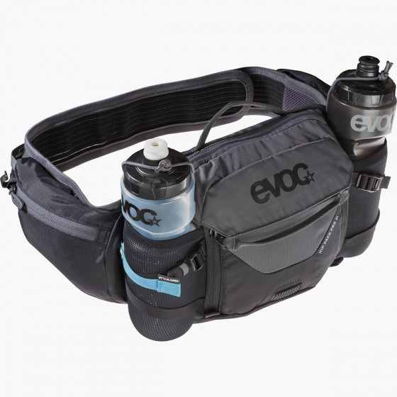 Ledvinka - EVOC Hip Pack Pro 3 + Hydration Bladder 1,5L - Black / Carbon Grey