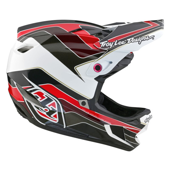 Integrální přilba - TROY LEE DESIGNS D4 Polyacralite MIPS - Block Charcoal/Red