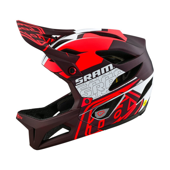 Integrální přilba - TROY LEE DESIGNS Stage MIPS Sram - Vector Red