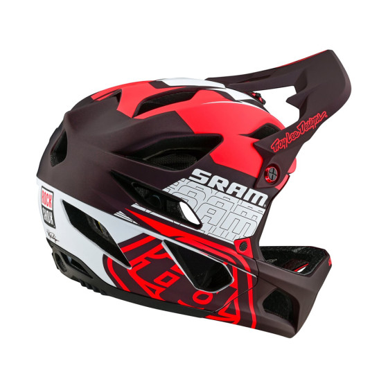 Integrální přilba - TROY LEE DESIGNS Stage MIPS Sram - Vector Red