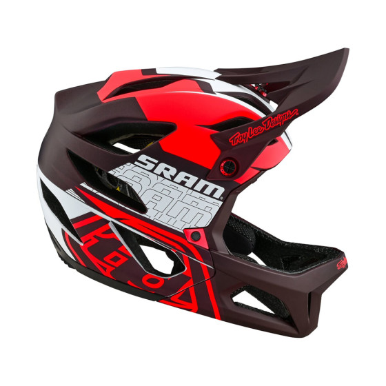 Integrální přilba - TROY LEE DESIGNS Stage MIPS Sram - Vector Red