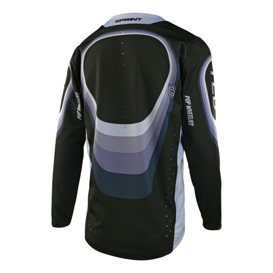 Dětský dres - TROY LEE DESIGNS Sprint Icon 2024 - Reverb Black
