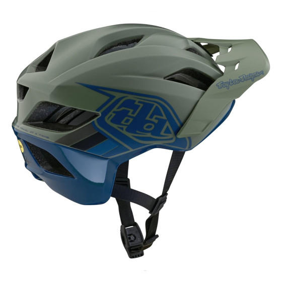 Přilba MTB - TROY LEE DESIGNS Flowline SE MIPS - Badge Olive/Indigo