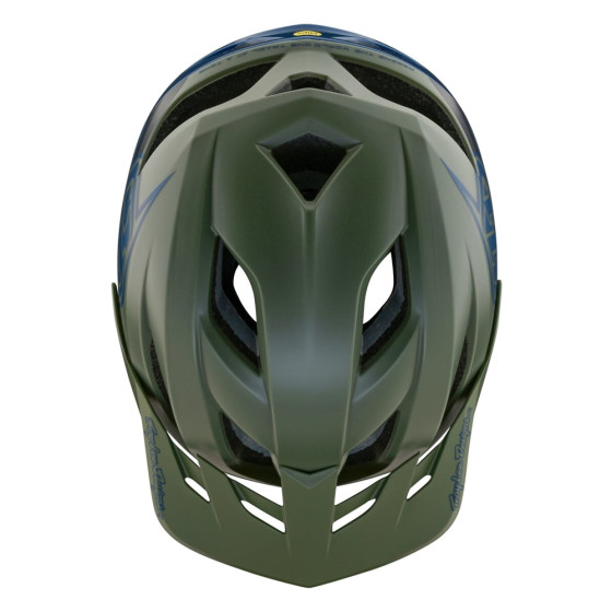 Přilba MTB - TROY LEE DESIGNS Flowline SE MIPS - Badge Olive/Indigo