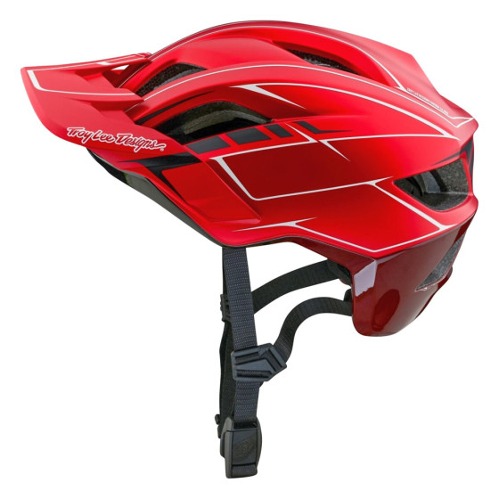 Přilba MTB - TROY LEE DESIGNS Flowline SE MIPS - Pinstripe Red