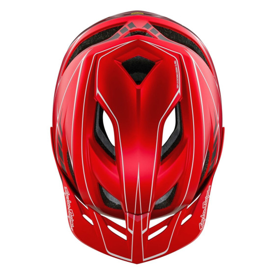 Přilba MTB - TROY LEE DESIGNS Flowline SE MIPS - Pinstripe Red