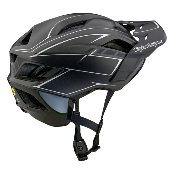Přilba MTB - TROY LEE DESIGNS Flowline SE MIPS - Pinstripe Charcoal/Black