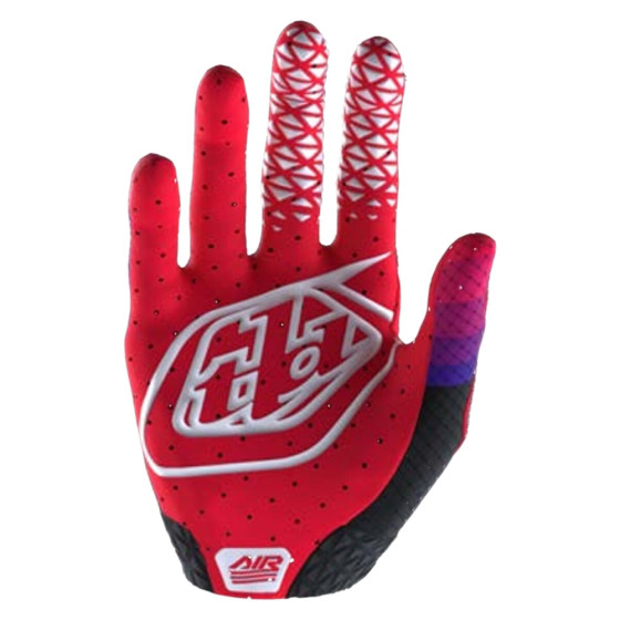 Dětské rukavice - TROY LEE DESIGNS Air - Reverb Black/Glo Red