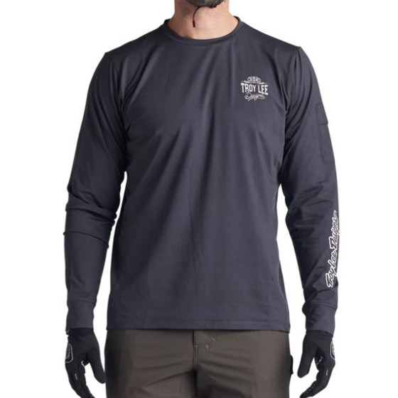 Dres - TROY LEE DESIGNS Ruckus Ride Tee - Bolts Carbon