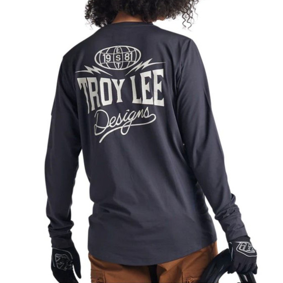 Dres - TROY LEE DESIGNS Ruckus Ride Tee - Bolts Carbon