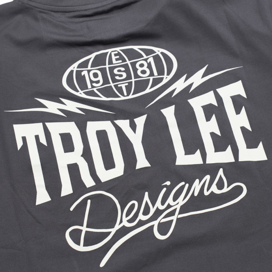 Dres - TROY LEE DESIGNS Ruckus Ride Tee - Bolts Carbon