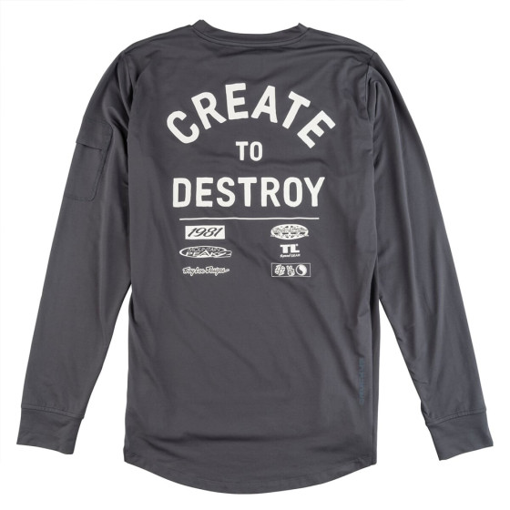 Dres - TROY LEE DESIGNS Ruckus Ride Tee - Destroy Carbon