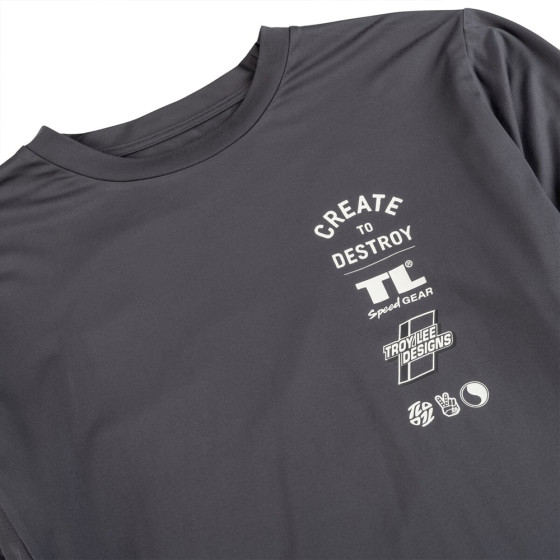 Dres - TROY LEE DESIGNS Ruckus Ride Tee - Destroy Carbon