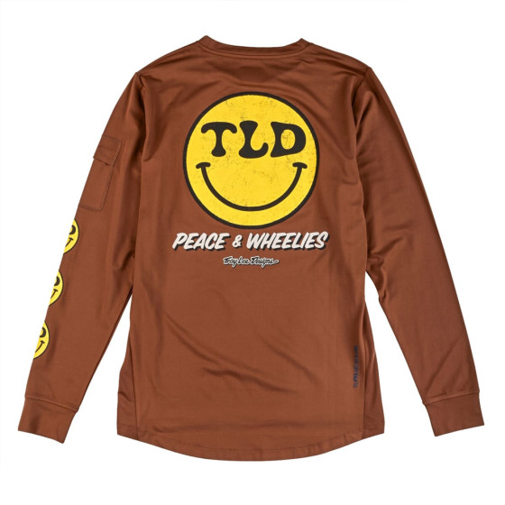 Dres - TROY LEE DESIGNS Ruckus Ride Tee - Wheelies Chocolate