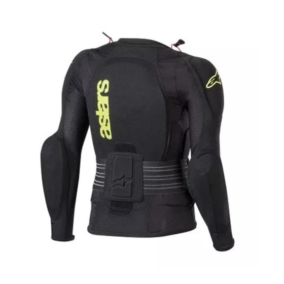 Dětská chráničová vesta - ALPINESTARS Bionic Plus Youth Jacket 2024 - Black / Fluo Yellow