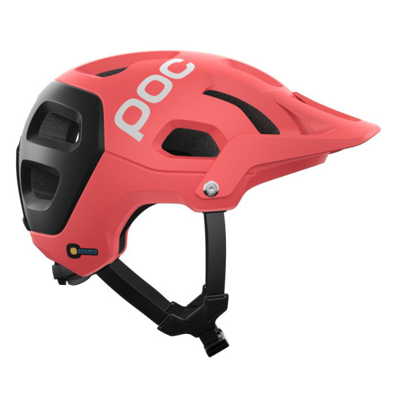Přilba MTB - POC Tectal Race MIPS - Ammolite Cora l/ Uranium Black Matt