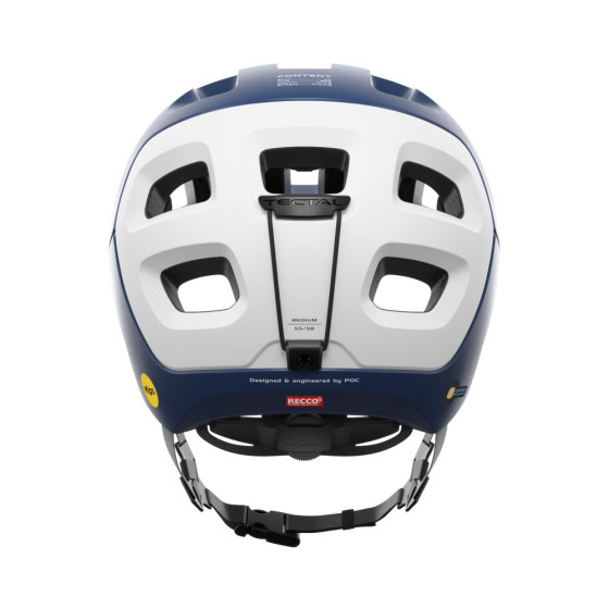 Přilba MTB - POC Tectal Race MIPS - Lead Blue / Hydrogen White Matt