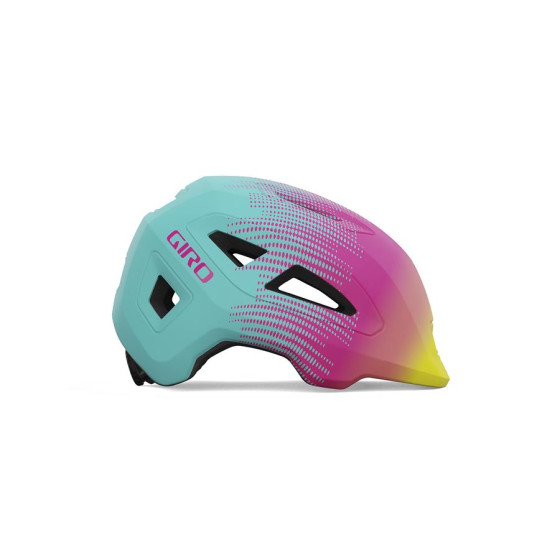 Dětská přilba MTB - GIRO Scamp - Mat Teal / Pink Towers