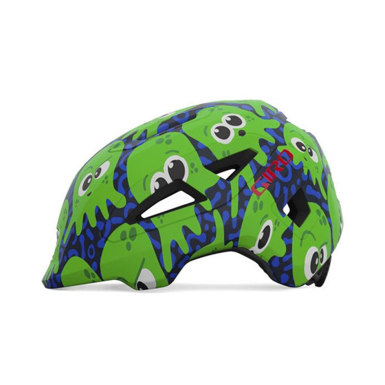 Dětská přilba MTB - GIRO Scamp II - Mat Midnight / Green Inked