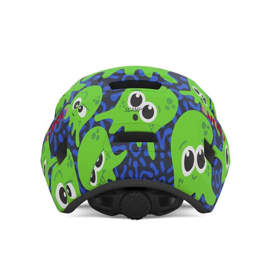 Dětská přilba MTB - GIRO Scamp II - Mat Midnight / Green Inked
