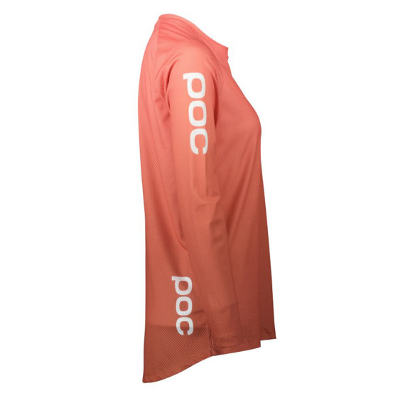 Dámský dres - POC Essential MTB Lite LS - Gradient Ammolite Coral