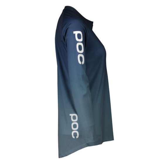 Dámský dres - POC Essential MTB Lite LS - Gradient Turmaline Navy