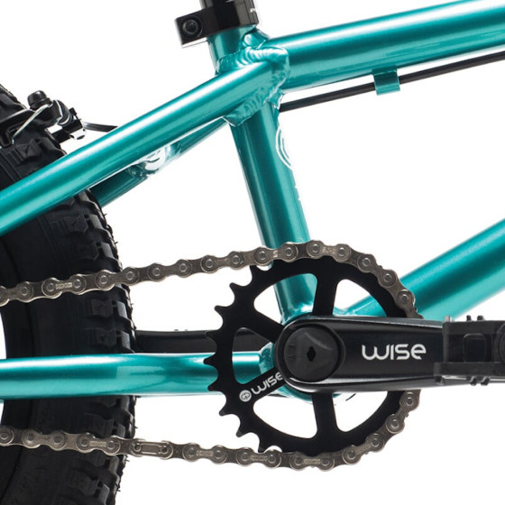 Dětské freestyle BMX kolo - DK Aura 14" - Ocean Blue