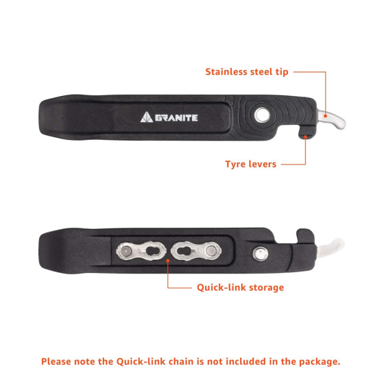 Montpáky - GRANITE Talon Tyre Levers - Orange
