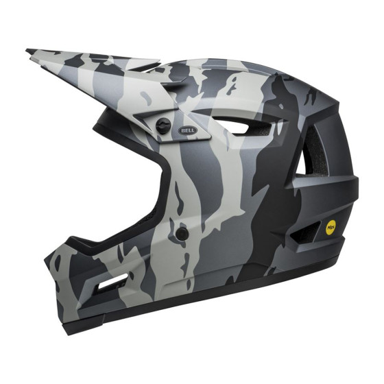 Integrální přilba - BELL Sanction 2 DLX Mips 2025 - Mat Gray / Black