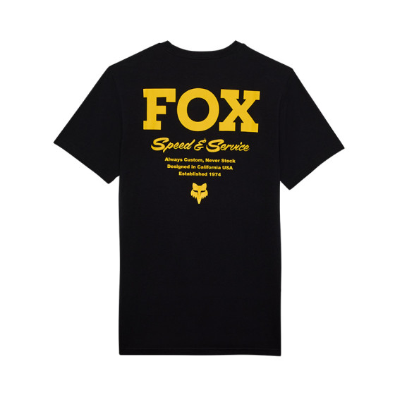 Pánské triko Fox Speed & Service Ss Prem Tee S