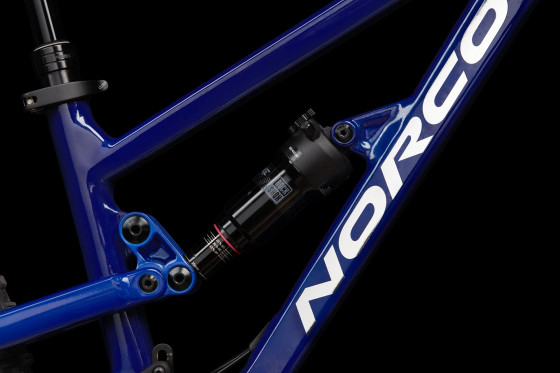 DĚTSKÉ Trail MTB kolo - NORCO Fluid FS 1 24" - Blue / Chrome