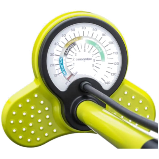 Nožní pumpa - CANNONDALE Essential Floor Pump - žlutá / černá