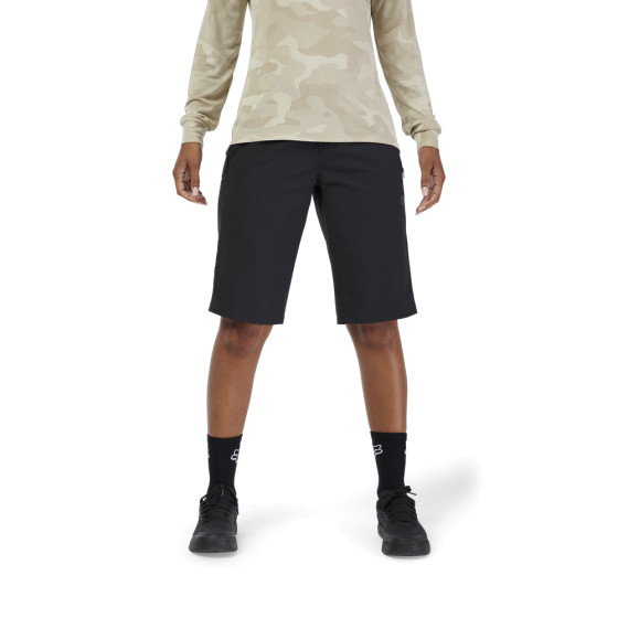 Dámské kraťasy - FOX Ranger Short s cyklovložkou 2025 - Black