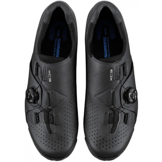 Boty SPD - Shimano SH-XC300 Wide - černá 