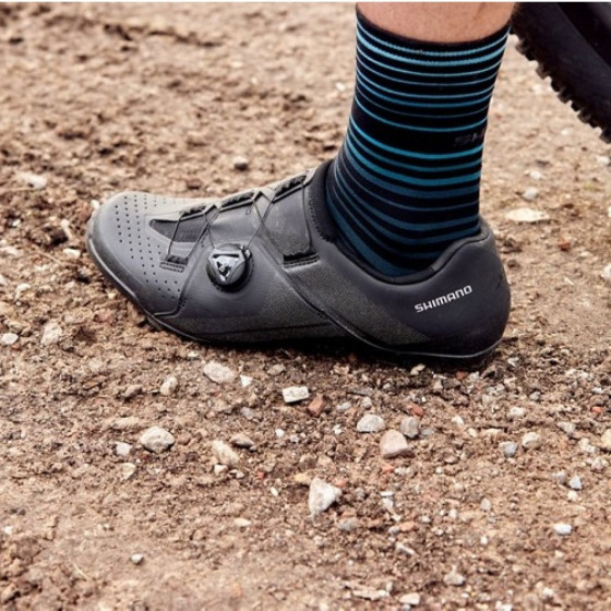 Boty SPD - Shimano SH-XC300 Wide - černá 