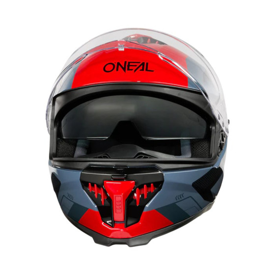 Přilba na silniční moto - O´NEAL Challenger 2025 - černá/šedá/červená