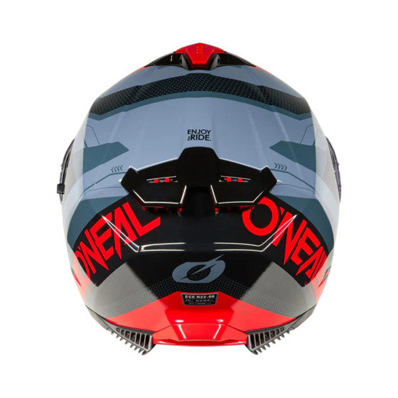 Přilba na silniční moto - O´NEAL Challenger 2025 - černá/šedá/červená