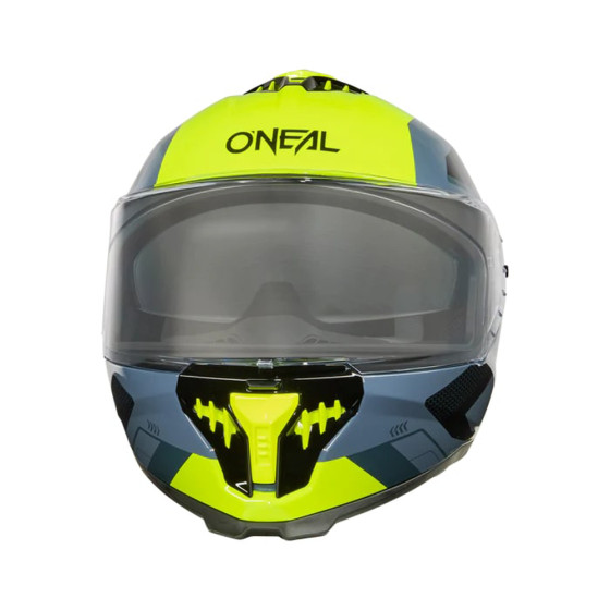 Přilba na silniční moto - O´NEAL Challenger EXO - černá/šedá/žlutá