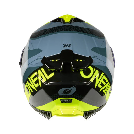 Přilba na silniční moto - O´NEAL Challenger EXO - černá/šedá/žlutá